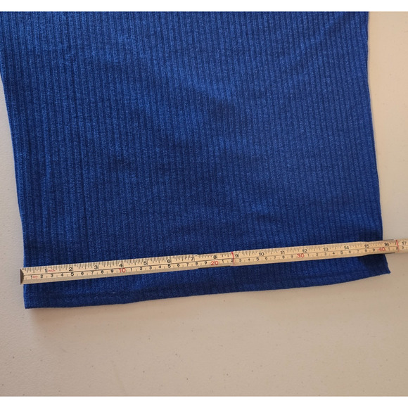 Unbranded Blue Sweater Women's Medium Button Accent Round Neckline NWOT - Picture 13 of 15